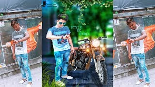 Bike photo editing... Royal Enfield..bike...with pv edit screenshot 4