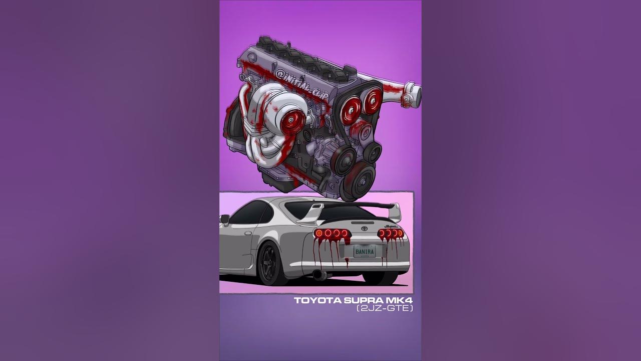 Finally Supra MK4 With 2JZ-GTE Engine 🔥