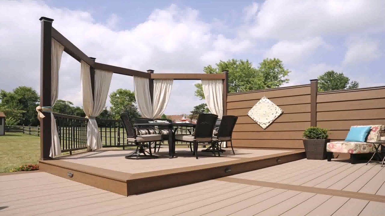 Deck Ideas For Backyard - YouTube
