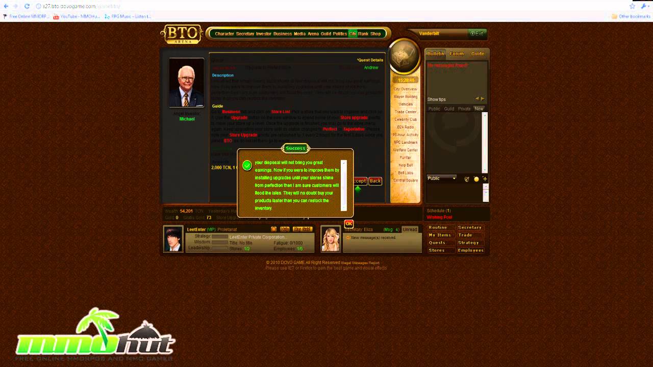 Business Tycoon Online Gameplay - First Look HD