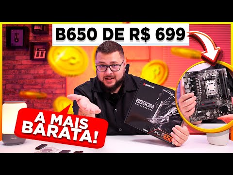 A Placa Mãe mais Barata Ryzen 7 8700G (Atualiza BIOS sem CPU) Será que da Conta?