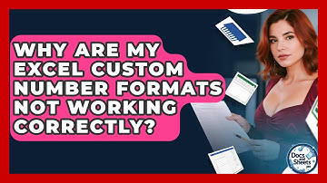 Why Are My Excel Custom Number Formats Not Working Correctly? - Docs and Sheets Pro
