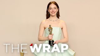 Oscars 2024: Emma Stone Backstage Interview After Best Actress Win for 'Poor Things'