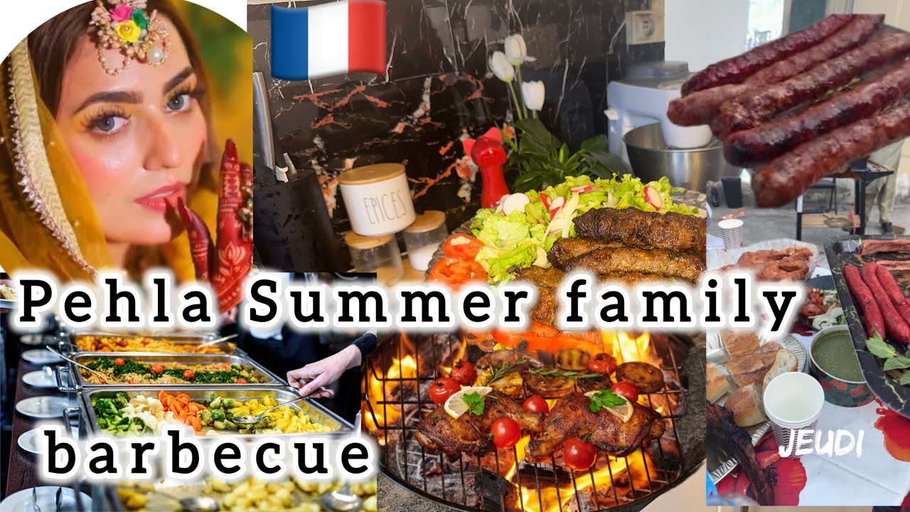 Family Summer Barbecue Vlog 🍔🌭 | Backyard Fun, Food & Good Vibes! desi family