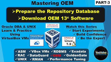Mastering OEM Part-3 - Step By Step Tutorial to Prepare Repository Database and Download OEM 13c