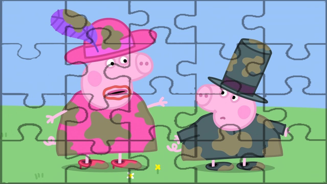 Peppa Pig Dressing Up Puzzle Games for Kids YouTube
