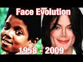 The evolution of michael jacksons face 1958  2009 0 to 50 years old