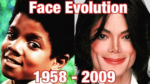 The Evolution Of Michael Jackson’s Face (1958 - 2009) 0 to 50 Years Old