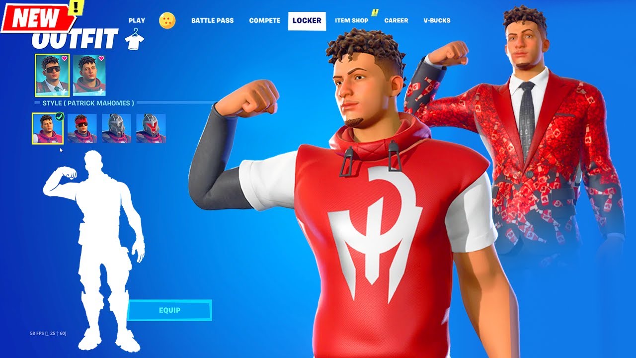 Patrick Mahomes Fortnite