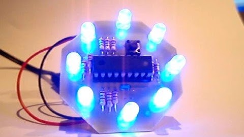 Circular PWM LED Chaser for PIC