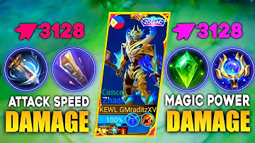 TRY THIS! ATTACK SPEED MAGIC POWER BUILD FOR ZHASK🔥100% DAMAGE HACK | ZHASK BEST ITEM BUILD 2022