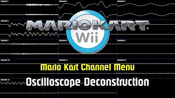 Mario Kart Wii - Mario Kart Channel Menu [Oscilloscope Deconstruction]