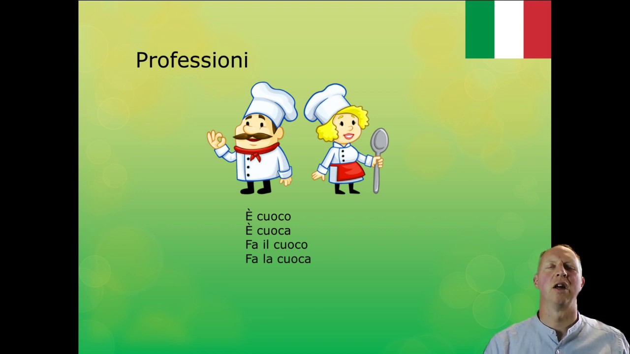 Italian - Occupations, and the verb Fare [Beginners] - YouTube