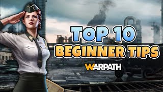 Warpath - Top 10 Tips For New Players