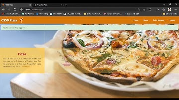 CS50W Pizza Order Webapp - Django, Python