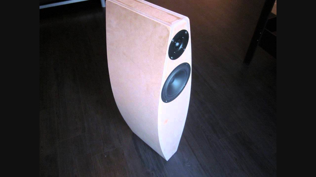 Diy floor standing speakers HQ audio test YouTube