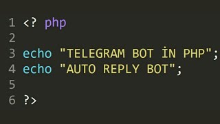 صنع بوت تيلجرام بلغة php | بوت رد تلقائي  | (1)  telegram bot in php screenshot 1