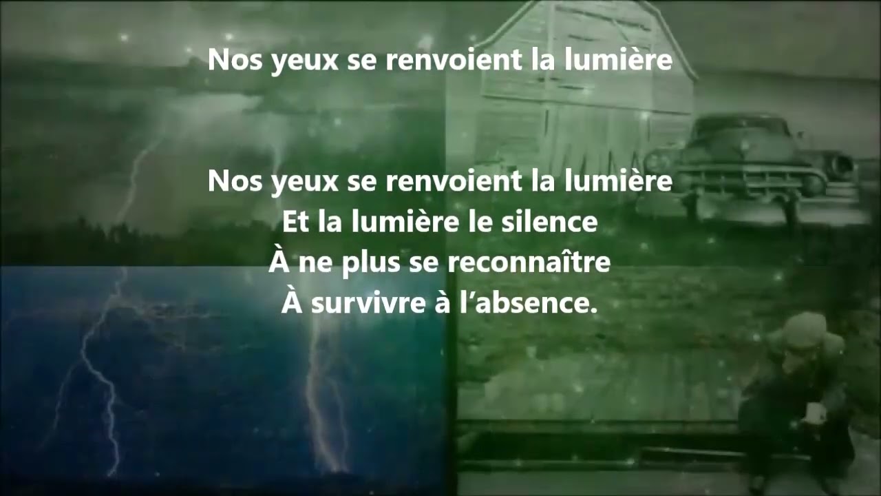 Nos yeux se renvoient la lumière - Paul Éluard lu par Yvon Jean