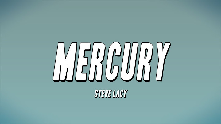 Mercury Lyric Video version - Lyric Video performance video thumbnail
