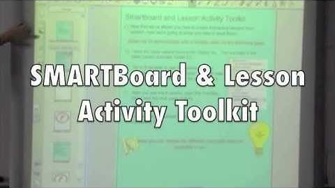 SmartBoard: Using the Activity Toolkit Quiz