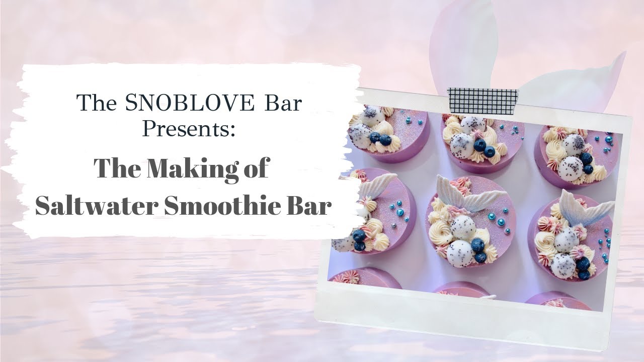 The Making of Saltwater Smoothie Bowl Bar: A Cold Process Soap Making Video