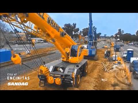 El Portal Undercrossing Construction Time Lapse