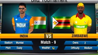 INDIA VC ZIMBABWE game #india #worldcricketchampionship3 #youtube#zimbabwecricketlive