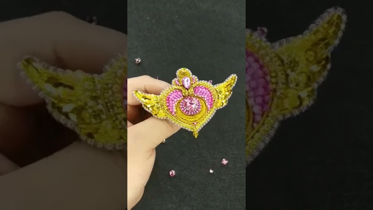 Брошь SailorMoon Crisis Moon Compact 🌙💗