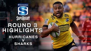 ROUND 3 HIGHLIGHTS | Hurricanes v Sharks - 2020 screenshot 4