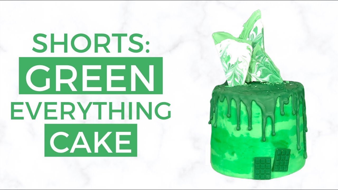 st. patrick’s day green monochromatic cake | satisfying cake decorating (part 19)