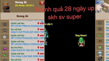 Ngọc Rồng Online | Thành quả sau 28 ngày up SKH sever Super có những gì  #ngocrongonline #nro