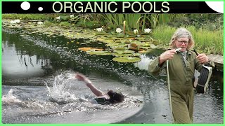 Bubble Barrier in an Organic Pool - incredibly simple and low cost