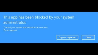 This app has been blocked because of your protection message in Windows 10/11 screenshot 5