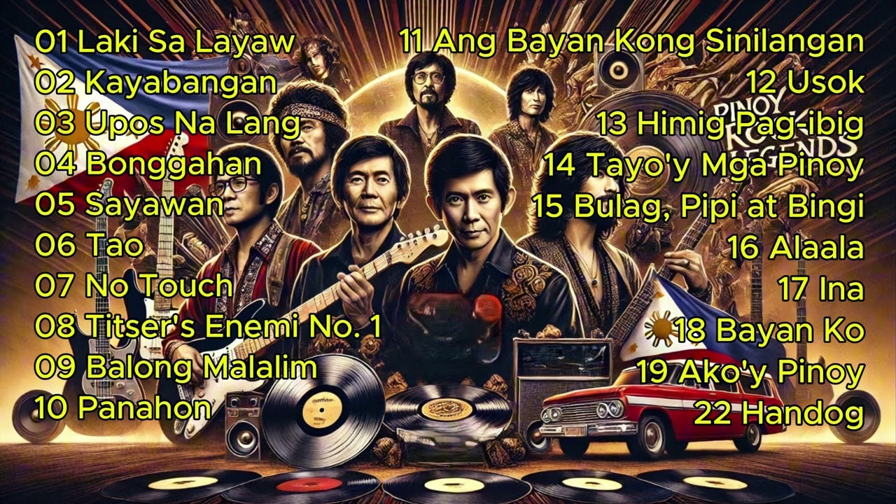 PINOY ROCK LEGENDS non-Stop | Medley