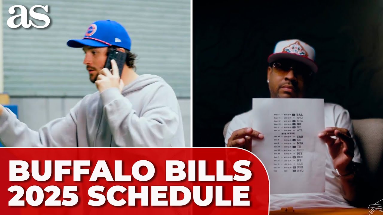 BUFFALO BILLS drop 2025 schedule with NBA Legend ALLEN IVERSON in wild crossover