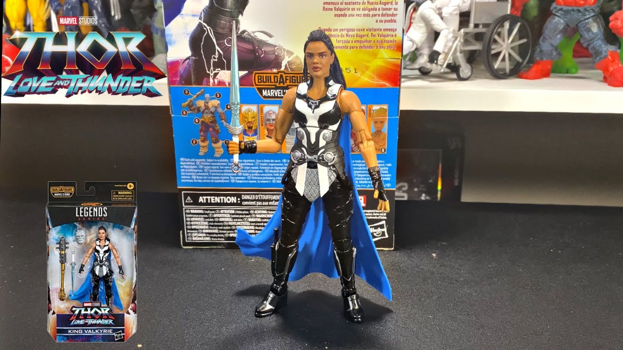 Marvel Legends Thor Love and Thunder King Valkyrie figure review