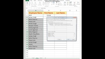 #shorts | Excel Booster tip | How to split cells | Text to column #excel