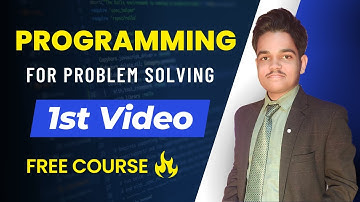 Programming For Problem Solving BTech 1st Year Introductory Video #programmingforproblemsolving
