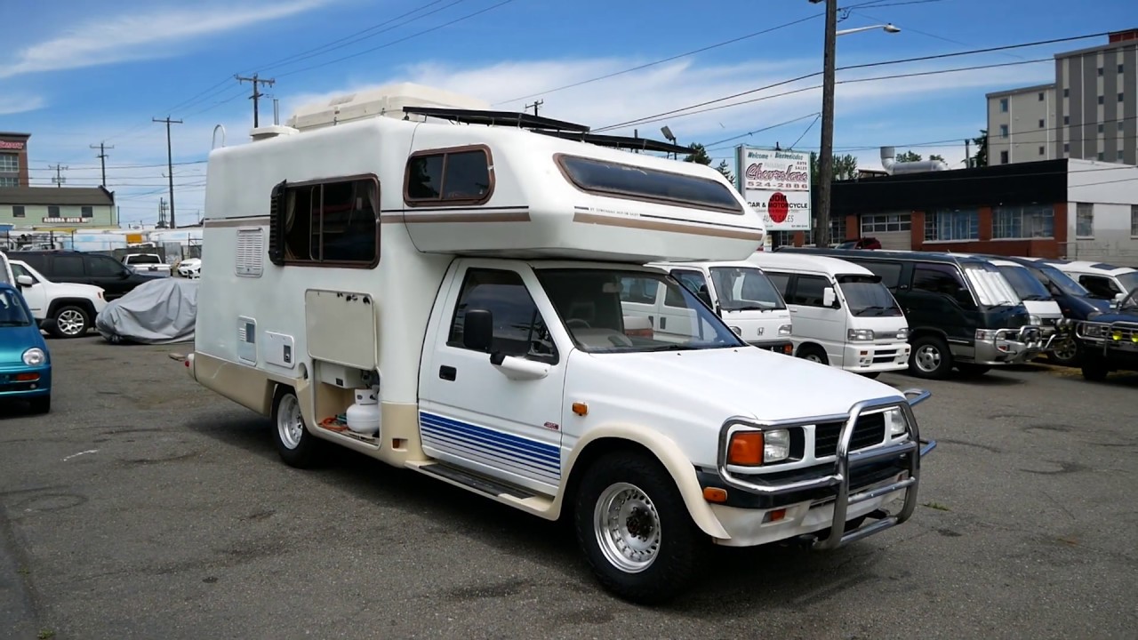 Sold: 1990 Isuzu Rodeo Camper Walkaround (English) jdm rhd - YouTube