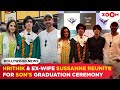 Hrithik Roshan REUNITES with ex-wife Sussanne Khan for son Hrehaan’s graduation ceremony