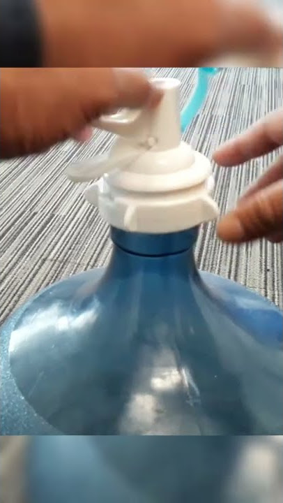 How to open and install a water gallon faucet #Shorts