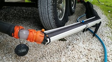 RV Sewer Hose Support Plastic Gutter Section