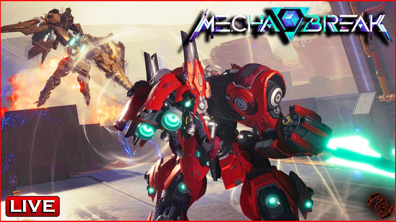 【MECHA BREAK BETA TEST】| Gold rank matching are kinda sweaty ☕ # ...