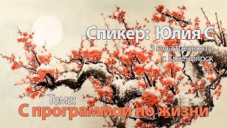 С программой по жизни. Юлия С. Спикерская. Анонимные алкоголики