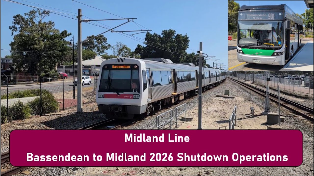 Midland Line Bassendean to Midland 2026 Shutdown Operations