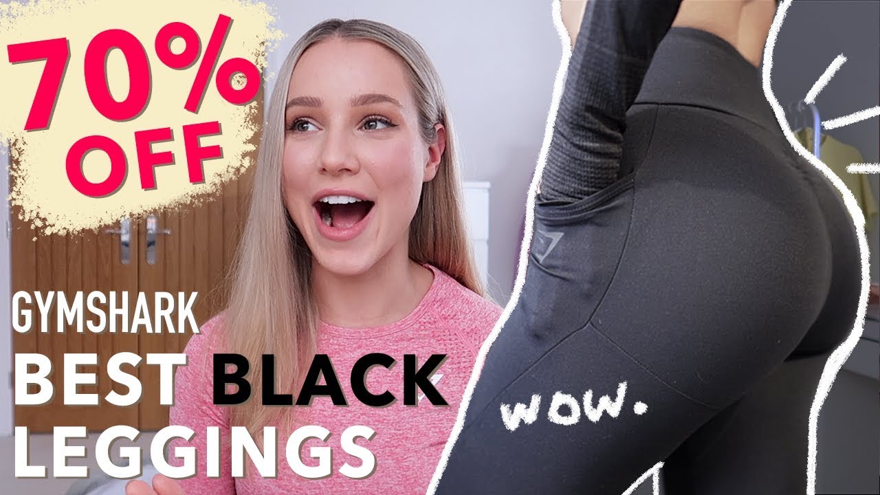 THE BEST GYMSHARK BLACK LEGGINGS *for cheap* AD  Blackout Discounts &  Black Friday Sales 