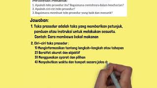 Apakah Teks Prosedur Itu? Bagaimana Contohnya dalam Keseharian? Apakah Ciri-Ciri Teks Prosedur?