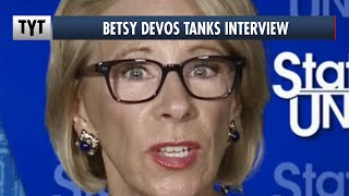 Betsy DeVos TANKS During Interview Session