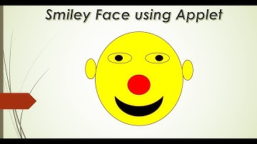 Smiley face using Applet java in hindi||Advance java||Learningstrome Academy
