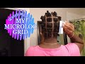 Welcome To My Loc Journey | Laying My Grid For My DIY Microlocs